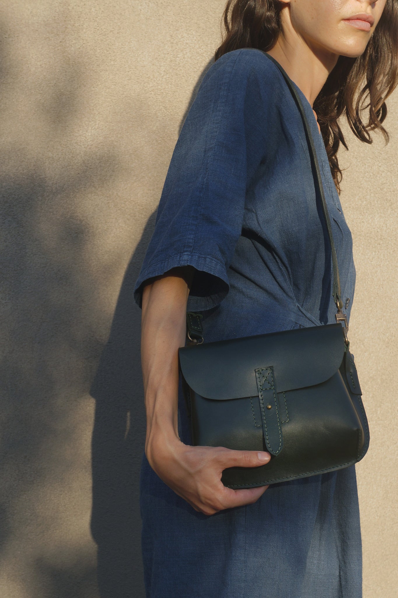 Alamo Leather Crossbody Bag