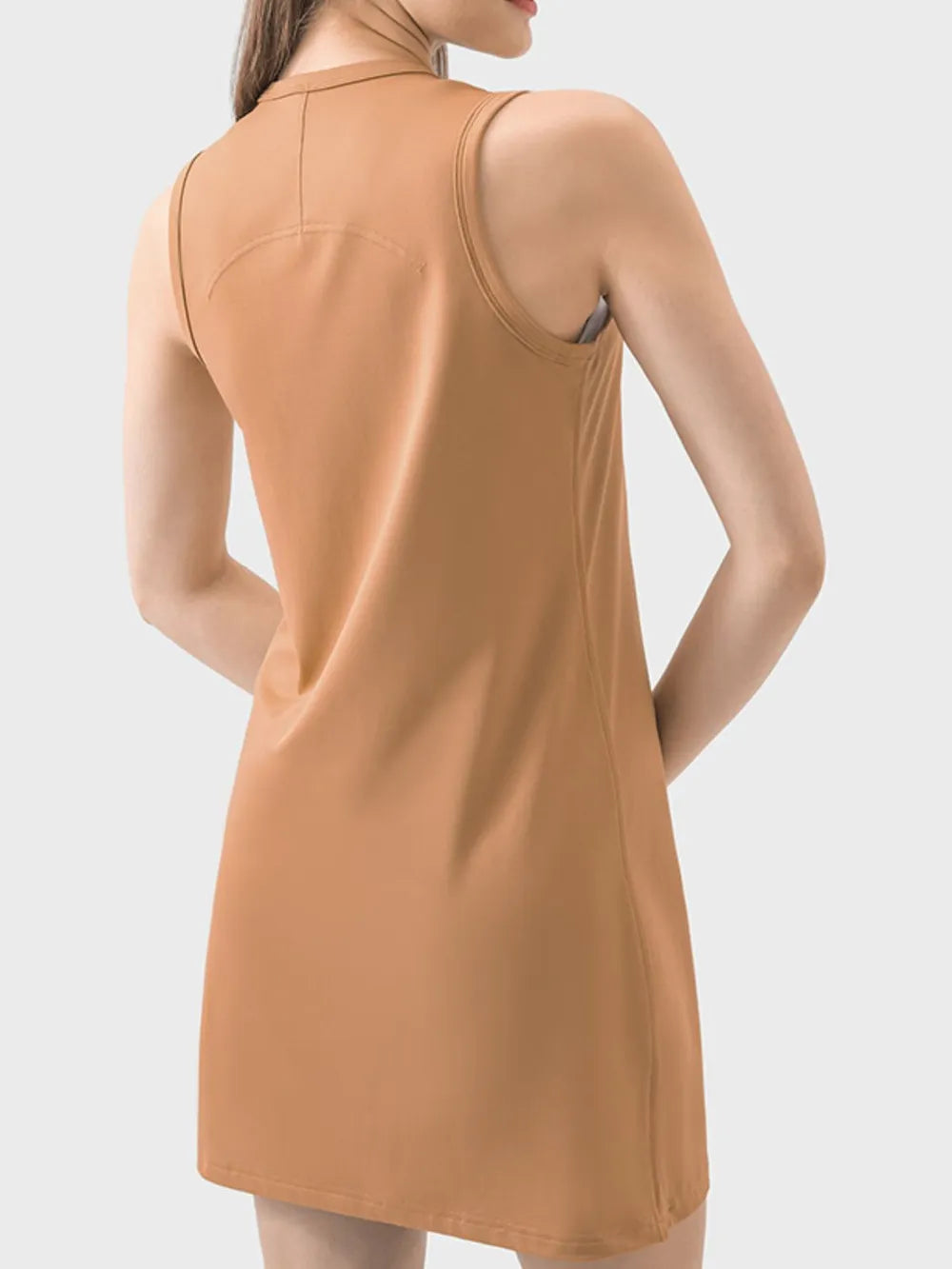 Vestido deportivo sin mangas color blush pink