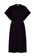 Mundo Linen-Blend V-Neck Wrap Dress