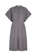 Mundo Washed Linen V-Neck Wrap Dress