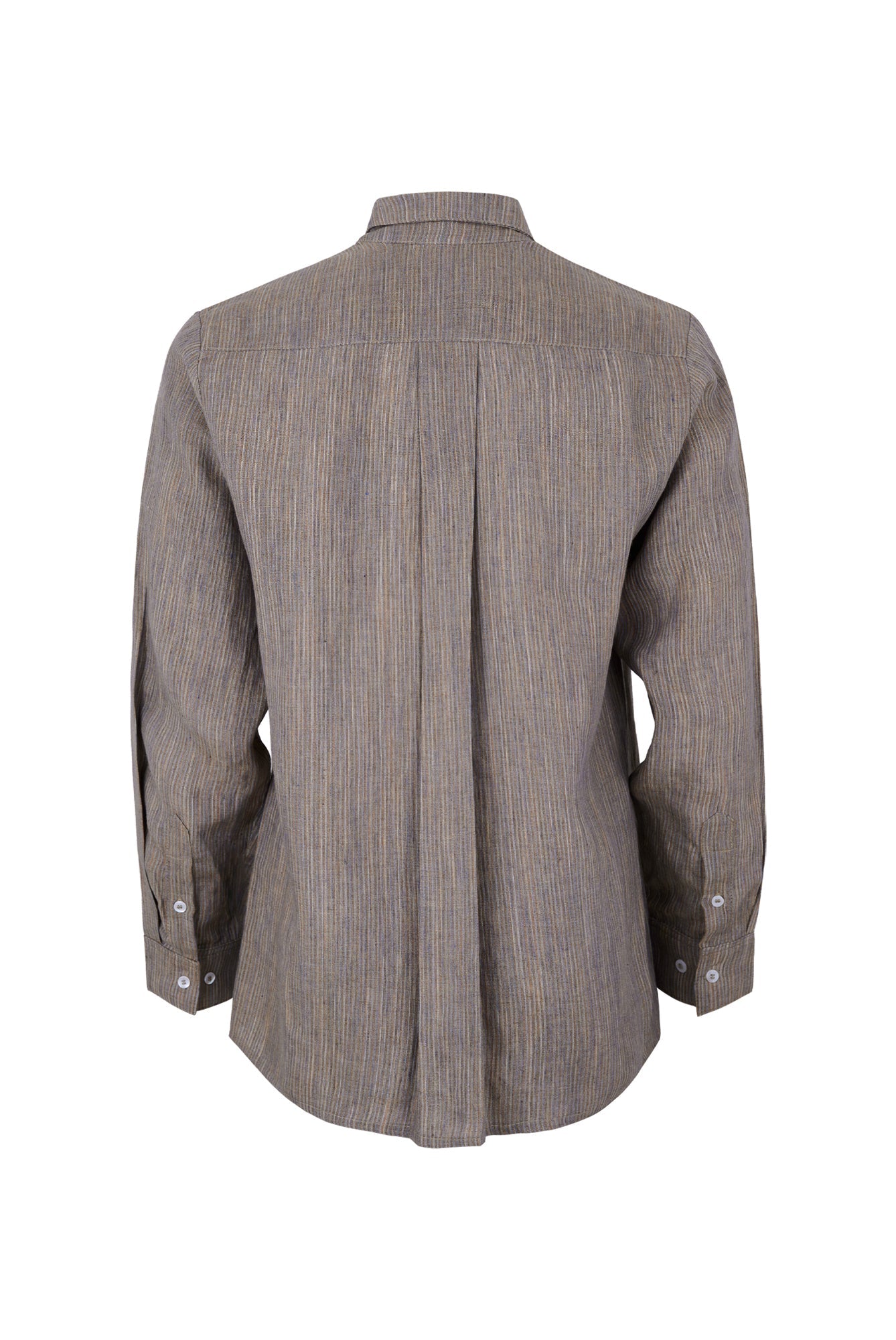 Gilmar Button-Down Striped Linen Shirt