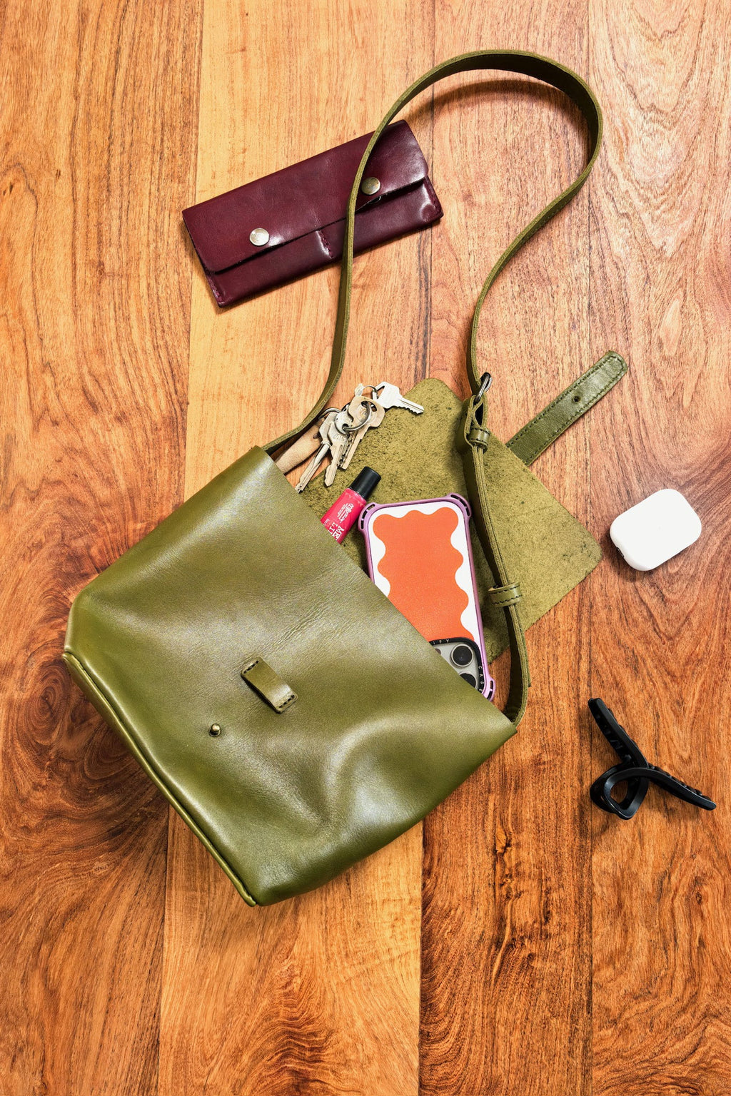 Haya Leather Mini Totebag