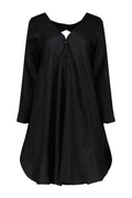 SALE Savannah Linen-Blend Open Back Shirt Dress